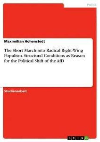 The Short March into Radical Right-Wing Populism. Structural Conditions as Reason for the Political Shift of the AfD