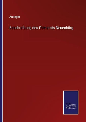 Beschreibung des Oberamts Neuenbürg