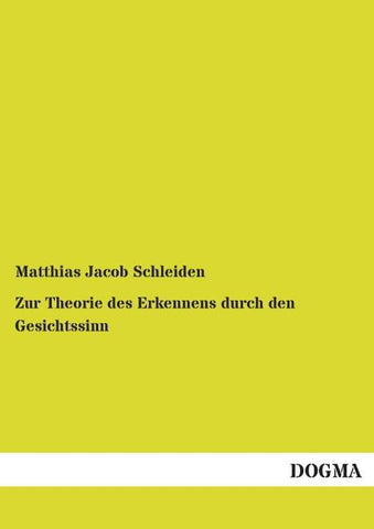 Zur Theorie des Erkennens durch den Gesichtssinn