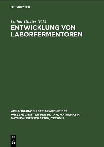 Entwicklung von Laborfermentoren