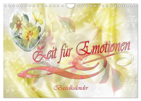 Zeit für Emotionen Bastelkalender (Wandkalender 2026 DIN A4 quer), CALVENDO Monatskalender