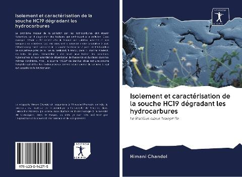 Isolement et caractérisation de la souche HC19 dégradant les hydrocarbures