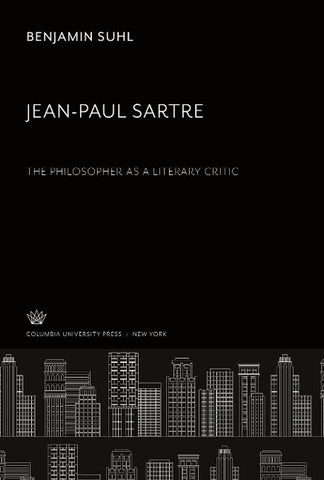 Jean-Paul Sartre: the Philosopher as a Literary Critic