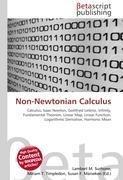 Non-Newtonian Calculus