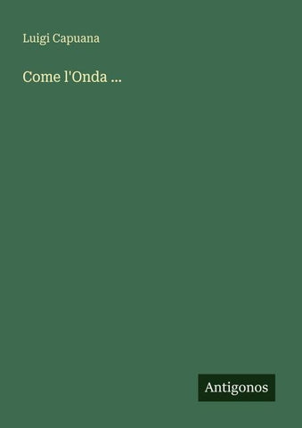 Come l'Onda ...