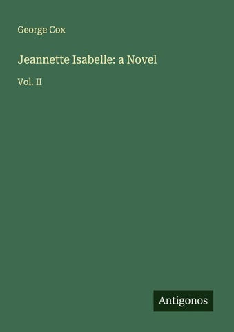 Jeannette Isabelle: a Novel
