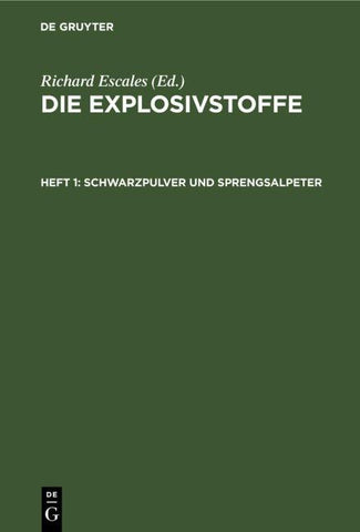 Schwarzpulver und Sprengsalpeter