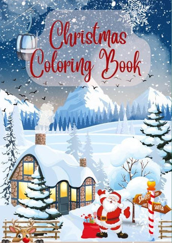 Christmas Coloring Book -- Colorful Christmas Cheer - A Festive Coloring Adventure