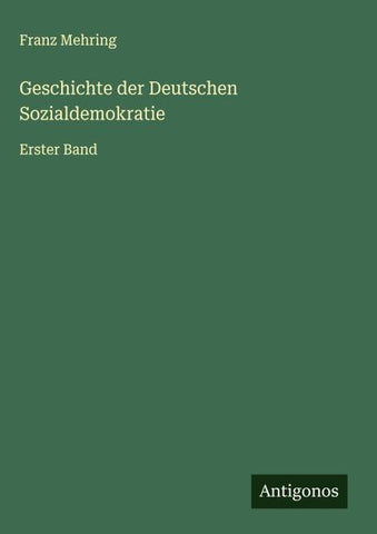 Geschichte der Deutschen Sozialdemokratie