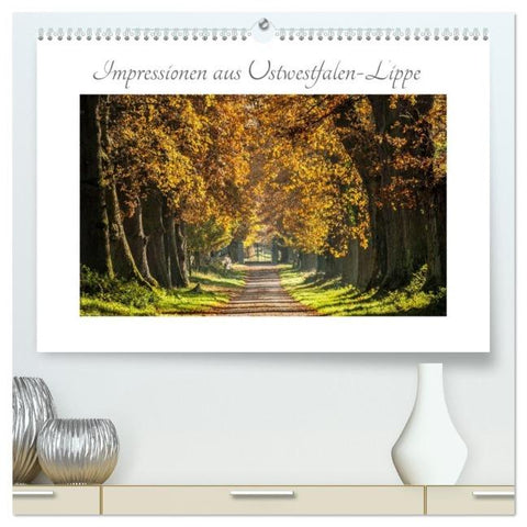Impressionen aus Ostwestfalen-Lippe (hochwertiger Premium Wandkalender 2026 DIN A2 quer), Kunstdruck in Hochglanz