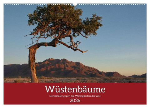 Wüstenbäume (Wandkalender 2026 DIN A2 quer), CALVENDO Monatskalender