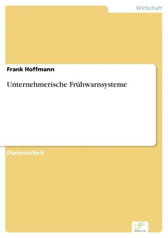 Unternehmerische Frühwarnsysteme