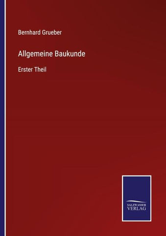 Allgemeine Baukunde