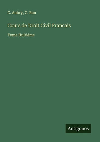 Cours de Droit Civil Francais