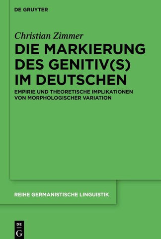 Die Markierung des Genitiv(s) im Deutschen