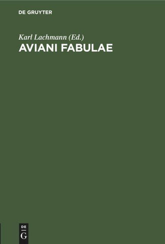 Aviani Fabulae