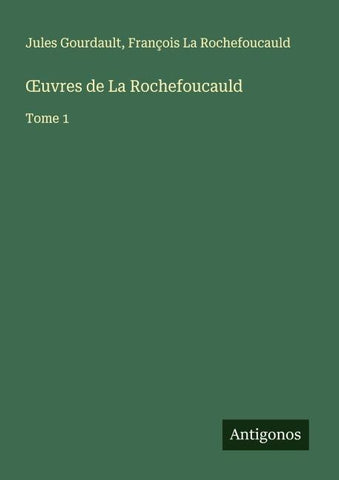 ¿uvres de La Rochefoucauld