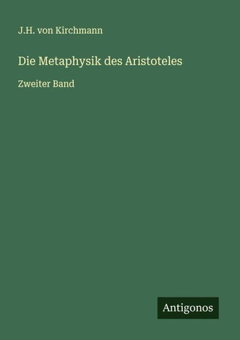 Die Metaphysik des Aristoteles