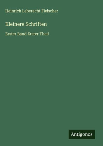 Kleinere Schriften