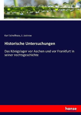 Historische Untersuchungen