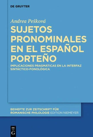 Sujetos pronominales en el español porteño