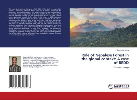 Role of Nepalese Forest in the global context: A case of REDD