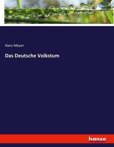 Das Deutsche Volkstum