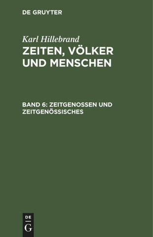 Zeitgenossen und Zeitgenössisches