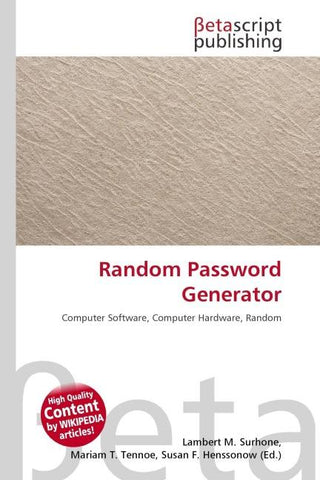 Random Password Generator