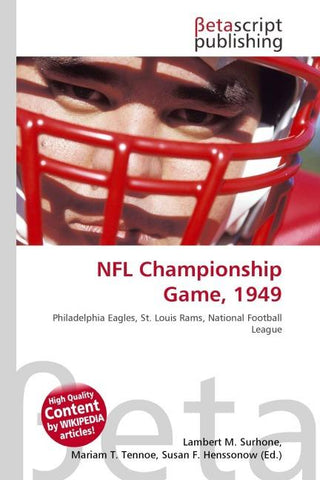 NFL Championship Game, 1949