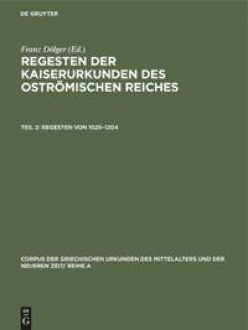 Regesten von 1025–1204