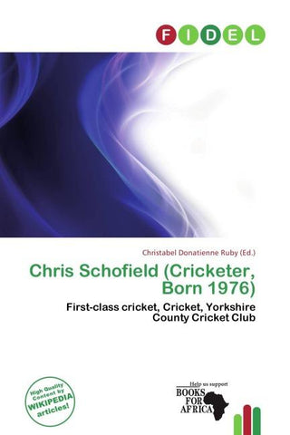 Chris Schofield (Cricketer, Born 1976)