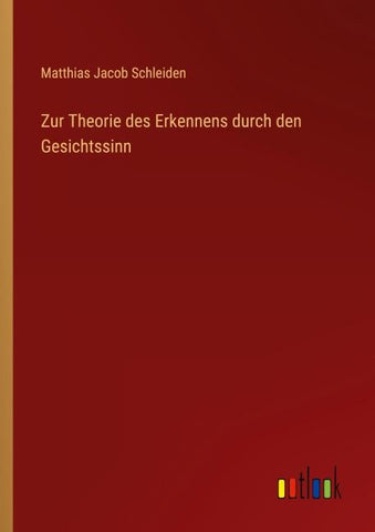 Zur Theorie des Erkennens durch den Gesichtssinn