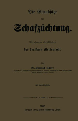 Die Grundsätze der Schafzüchtung