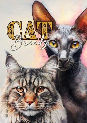 Katzenrassen Malbuch für Erwachsene