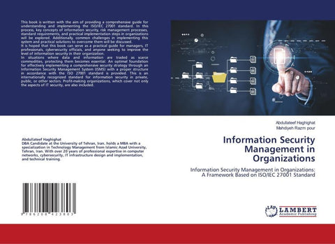 Information Security Management in Organizations