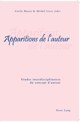 Apparitions de l’auteur