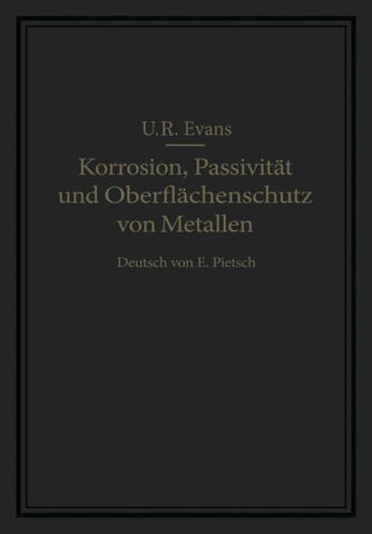 Korrosion, Passivität und Oberflächenschutz von Metallen