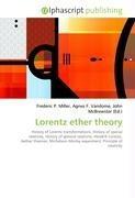 Lorentz ether theory