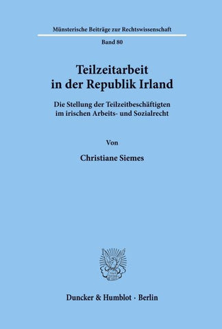 Teilzeitarbeit in der Republik Irland.