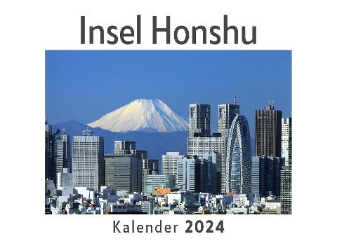 Insel Honshu (Wandkalender 2024, Kalender DIN A4 quer, Monatskalender im Querformat mit Kalendarium, Das perfekte Geschenk)
