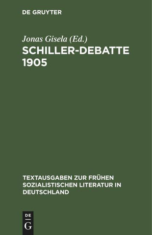 Schiller-Debatte 1905