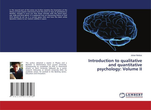 Introduction to qualitative and quantitative psychology: Volume II