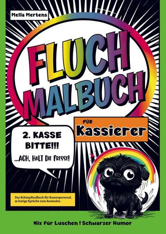 Fluch Malbuch für Kassierer