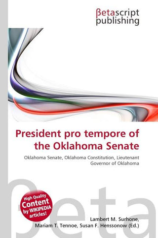 President pro tempore of the Oklahoma Senate
