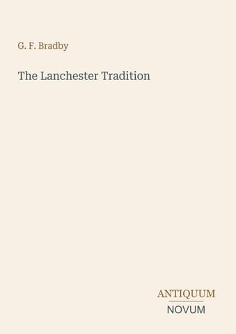 The Lanchester Tradition