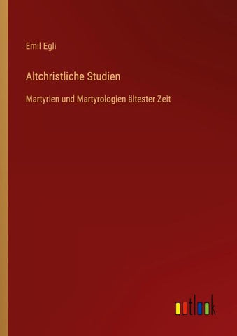 Altchristliche Studien