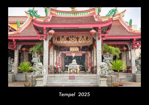 Tempel  2025 Fotokalender DIN A3