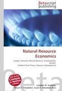 Natural Resource Economics