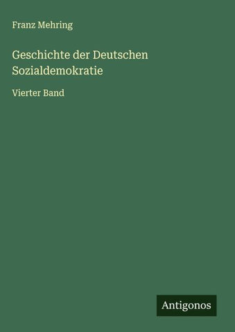 Geschichte der Deutschen Sozialdemokratie